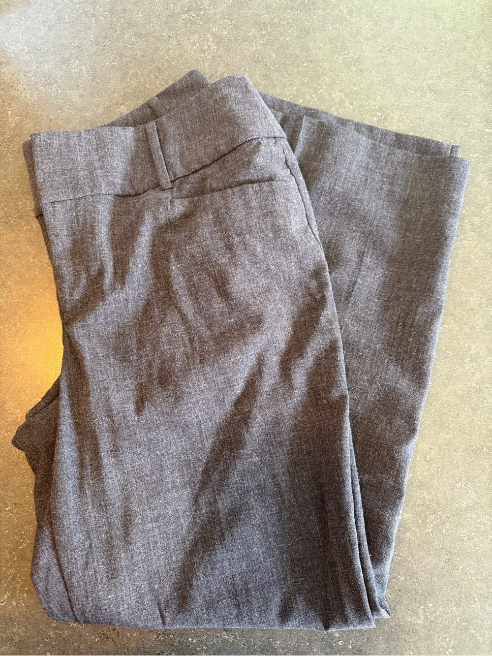 Nine West Bootcut Dress Pants Women’s Size 12 Dark Navy/Gray Stretch 28” Inseam